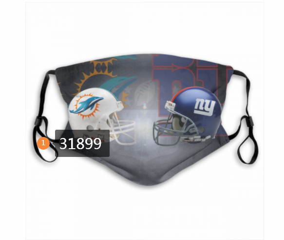 NFL New York Giants 632020 Dust mask with filter->nfl dust mask->Sports Accessory